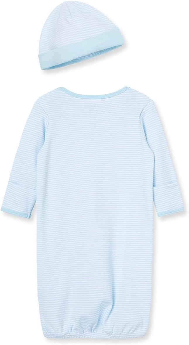 Little Me 2-Piece Nightgown Cap Set for Baby Boys