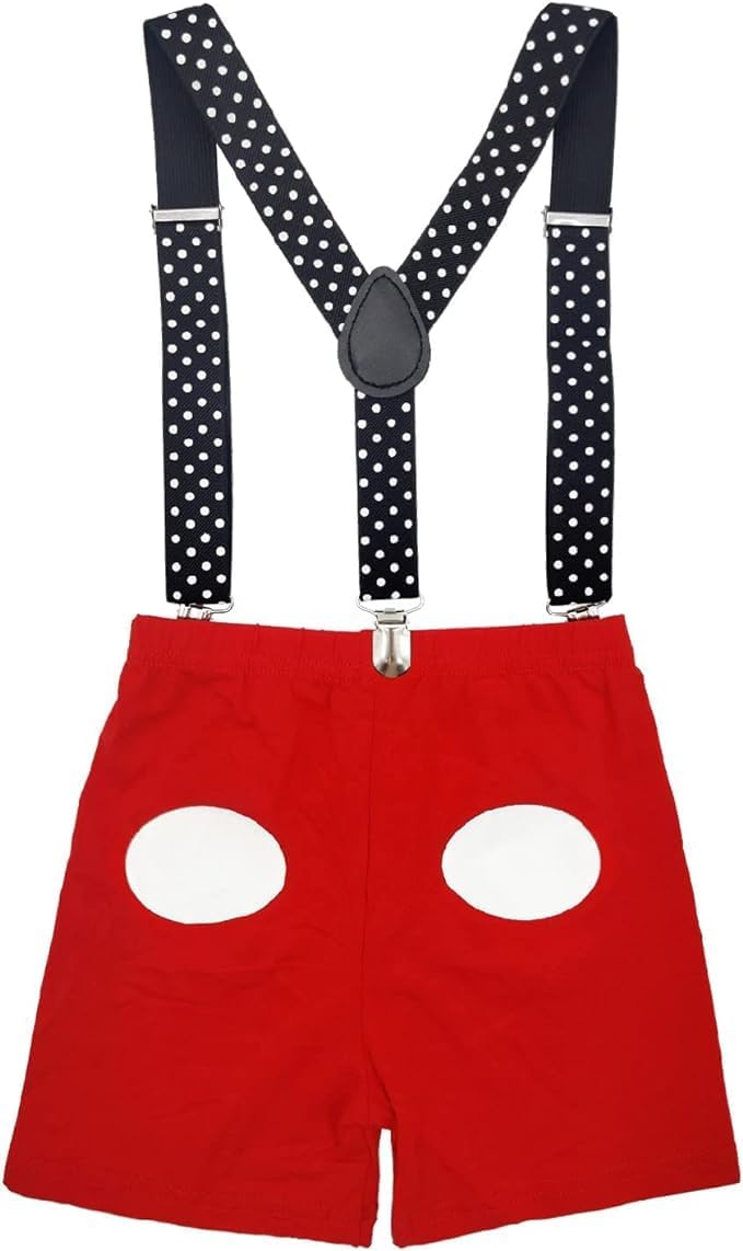 Wosixima Baby Boys Mouse Tuxedo Costume Outfit
