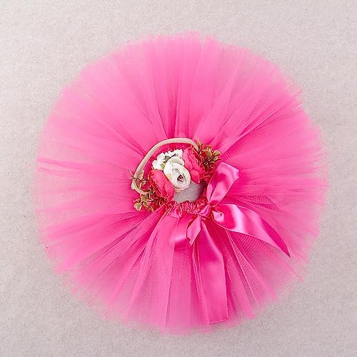 Elegant Tutu Skirt Headband Set for Baby Girls