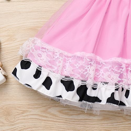Gingham Animal Print Baby Tutu Dress