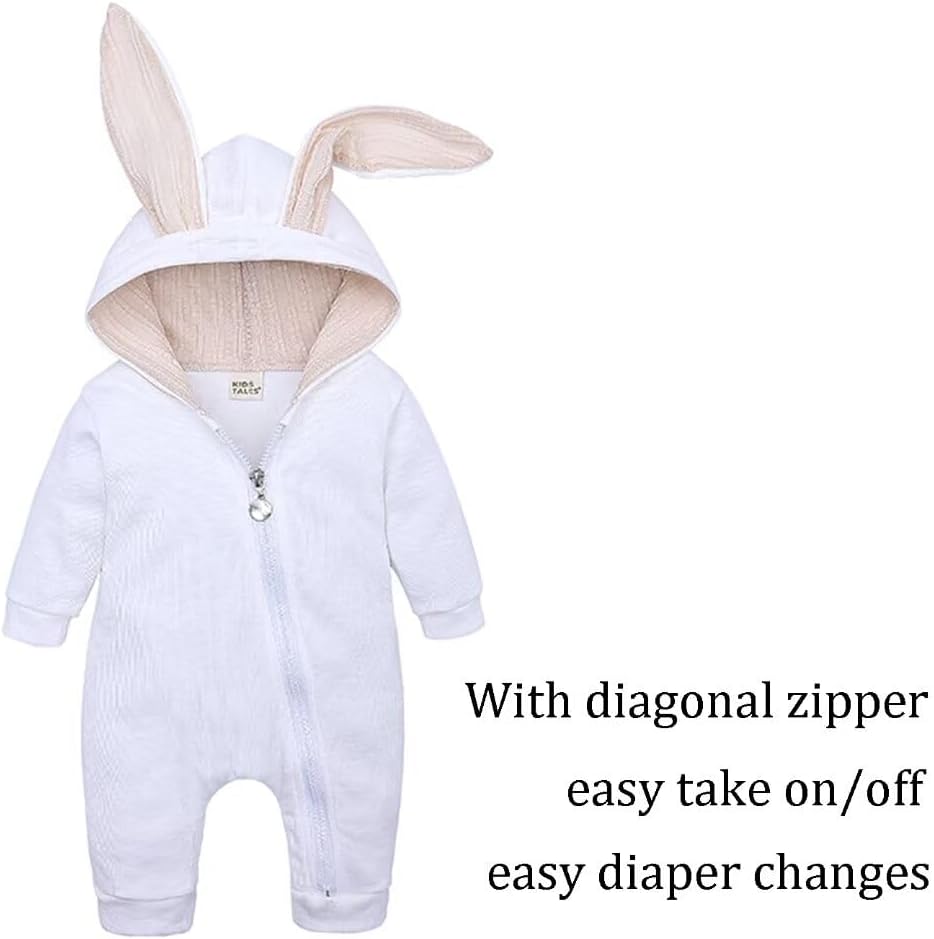 Unisex Toddler BunnyRomper Easter Outfit Soft comfy