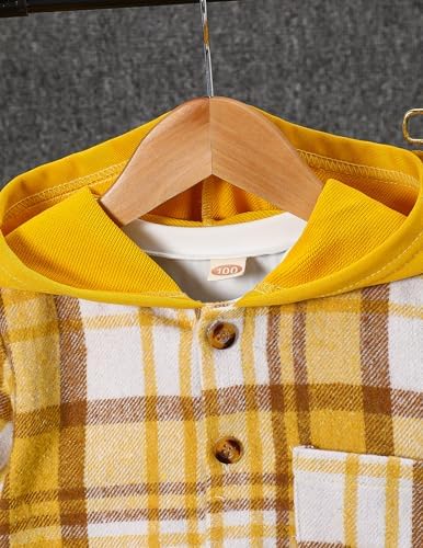 Two-Piece Flannel Plaid Set for Kids