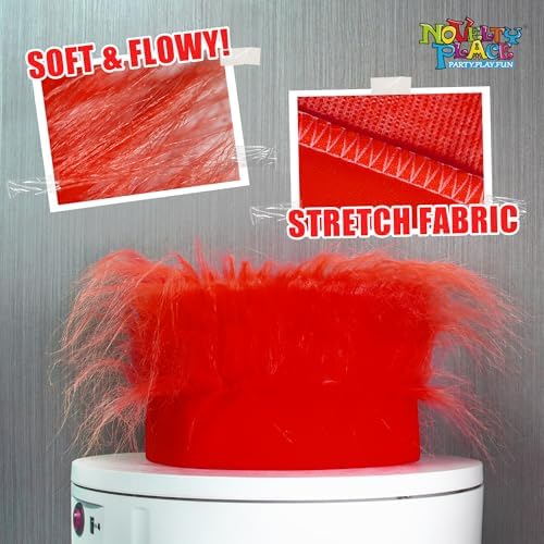 Novelty Place Red Hairy Costume Headband