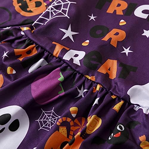 Halloween Girls Twirl Dress Elegant Soft for Kids