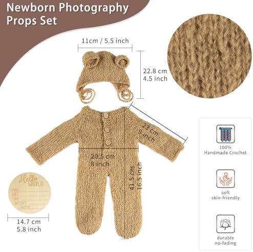 BLUETOP Newborn Bear Costume