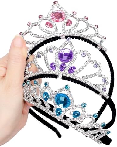 Rhinestone Princess Tiaras - GLOW with Elegance for Kids
