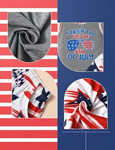 Fommy Toddler 4th of July Boy Outfit Set