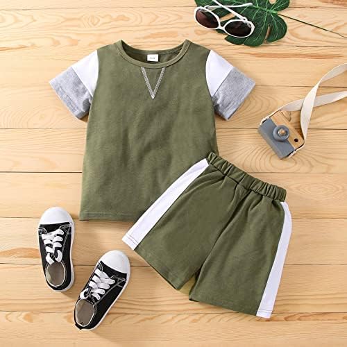 Toddler Boys Short Sleeve Print T-Shirt Shorts Set