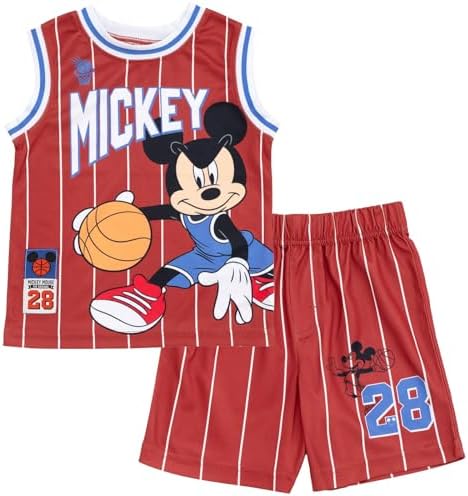 Disney Boys Basketball Jersey Shorts Set 2T-1012