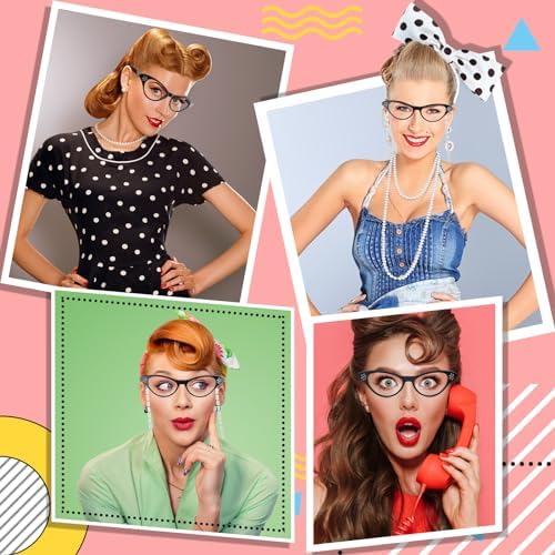 Kyerivs Granny Costume Accessories Set for Kids and Adults