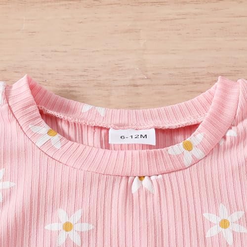 AMIMOJY Baby Girls Summer Dress Set 2Pcs
