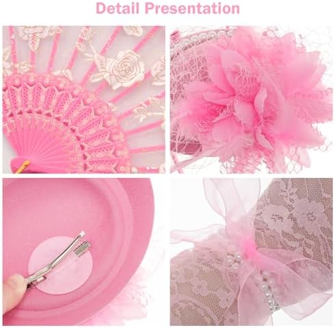 Fumwase 5Pcs Tea Party Accessories Set - Perfect Tea Party Favors Kit