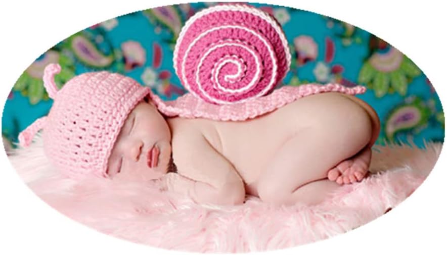 Sihgrog Newborn Baby Snail Adjustable Photography Outfits for Boys and Girls