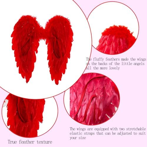 Valentines Day Cupid Costume Accessory Set for Adults Kids