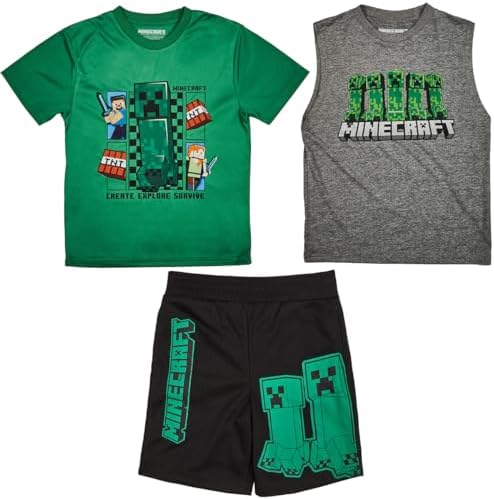 Minecraft-Themed 3-Pack Set for Boys