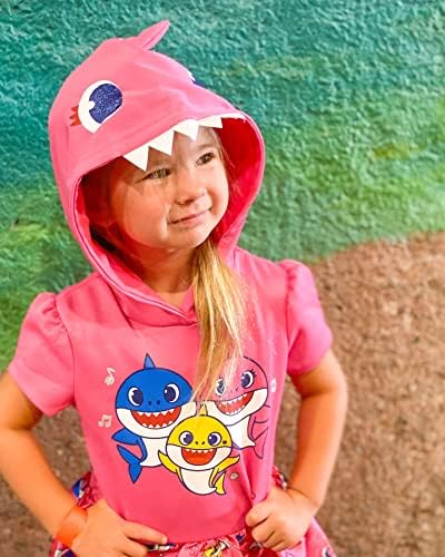 Cute Fun Pinkfong Baby Shark Dress for Kids Mommy Daddy Shark Costume