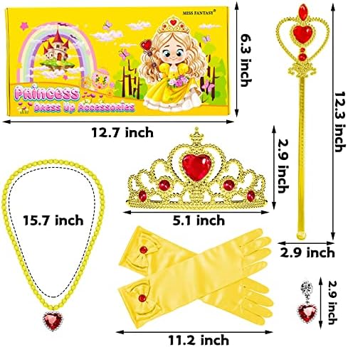 Princess Dress Up Accessories Set for Kids Girls