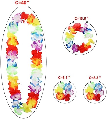 7-Piece Hawaiian lea Party Kit