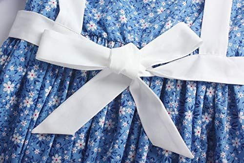ReliBeauty Pioneer Girl Dress Colonial Prairie Costume Blue Sizes Available