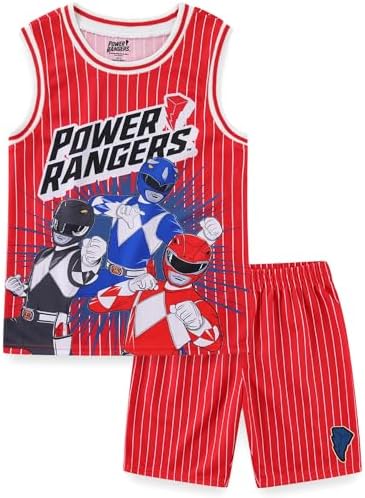 Power Rangers Boys Tank Top Shorts Set