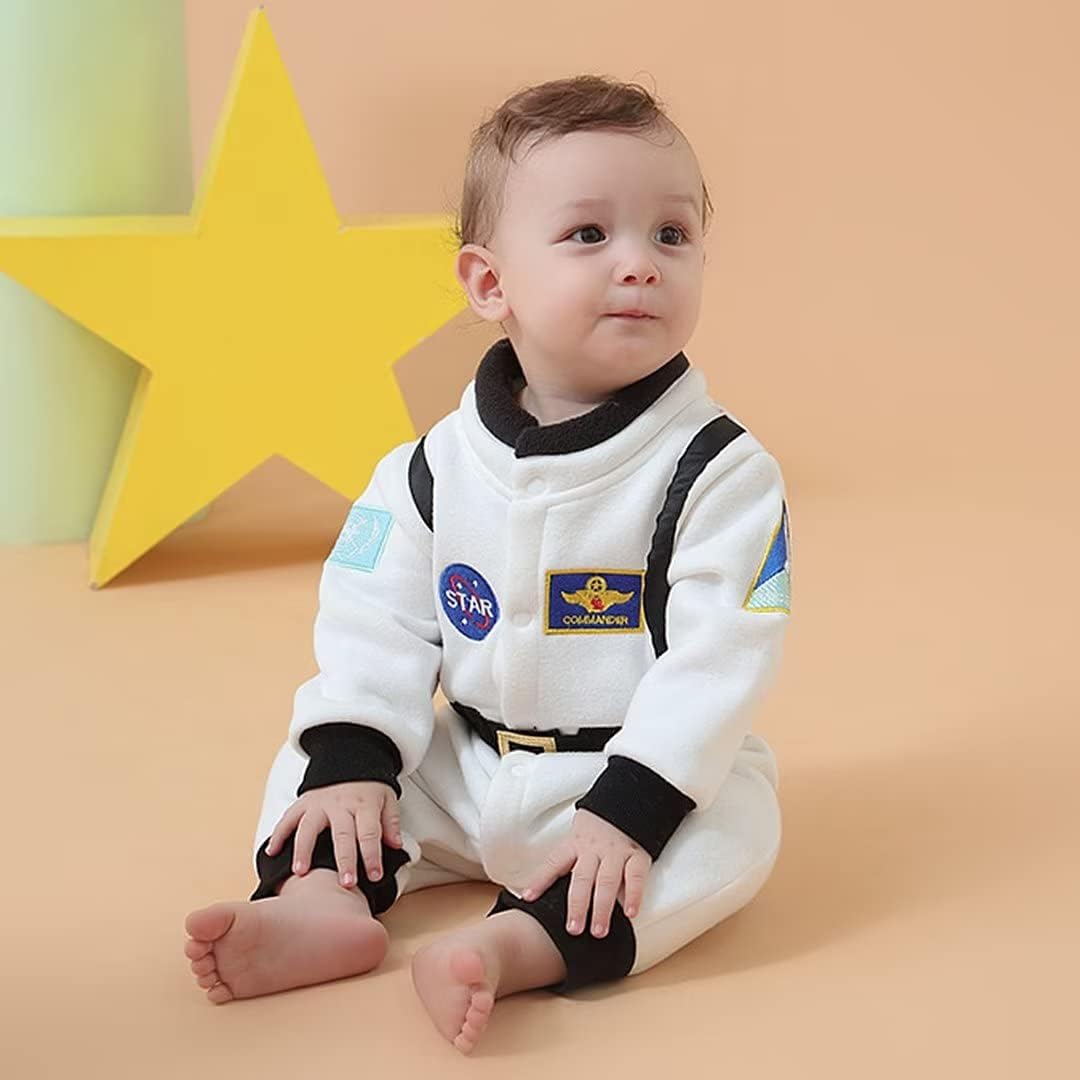Baby Astronaut Costume Toddler Romper Halloween Daily and Cosplay