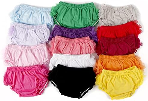 Stylish Cotton Diaper Cover Mesh Lace Ruffle Perfect for Photography