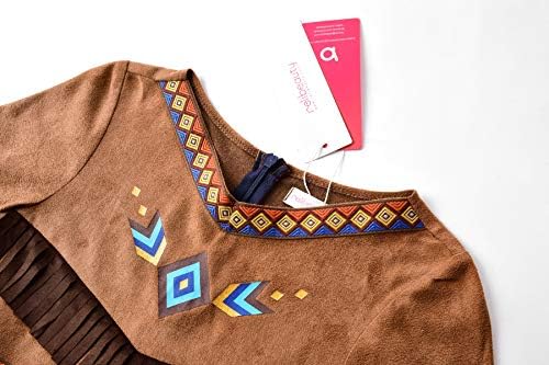 ReliBeauty Girls Native Costume 10-12 years Cohesive and Youthful Style