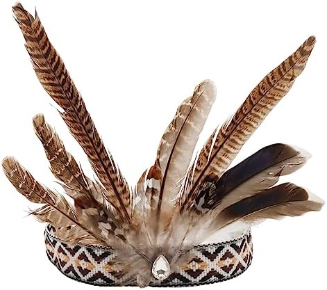 Feather Headband Accessories - Handmade Chief Costume