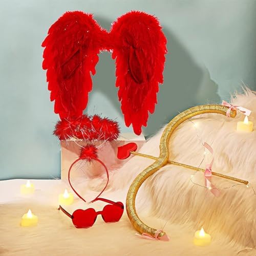 Valentines Day Cupid Costume Accessory Set for Adults Kids