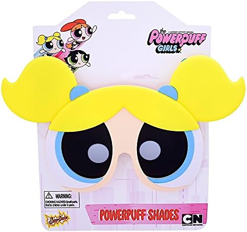 Sun-Staches Power Puff Girls Costumes Sunglasses UV Protection Like a Pro