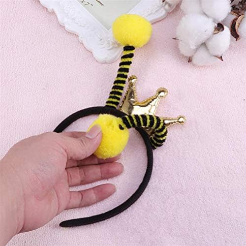 Bee Headband with Crown Antennas Ears