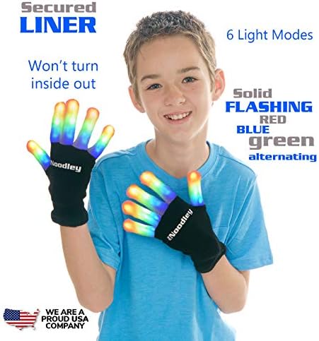 The Noodley LED Light-Up Gloves