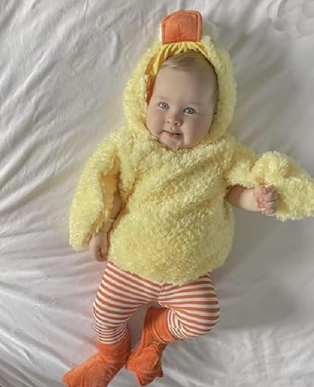 Toddler Halloween costumes - Duck or Chick costume for babies