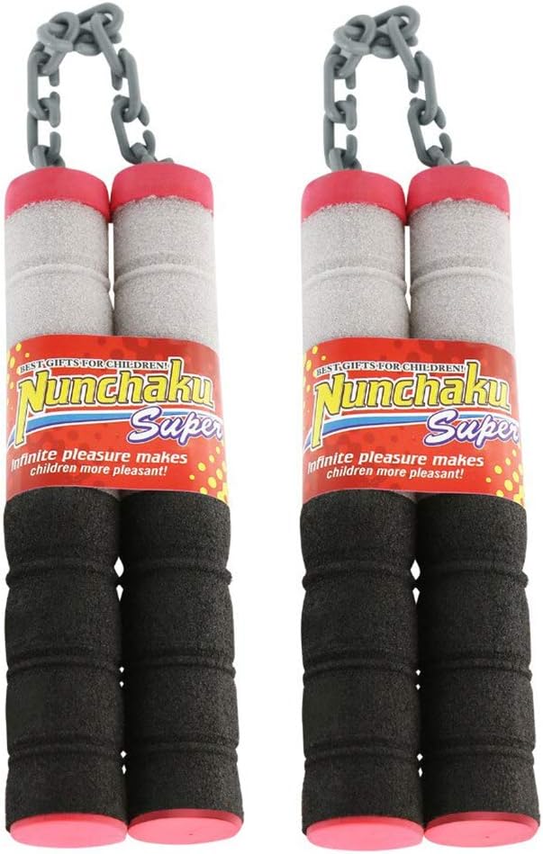 Liberty Imports Ninja Foam Nunchucks - Kids PretendWeapons 2 Pairs