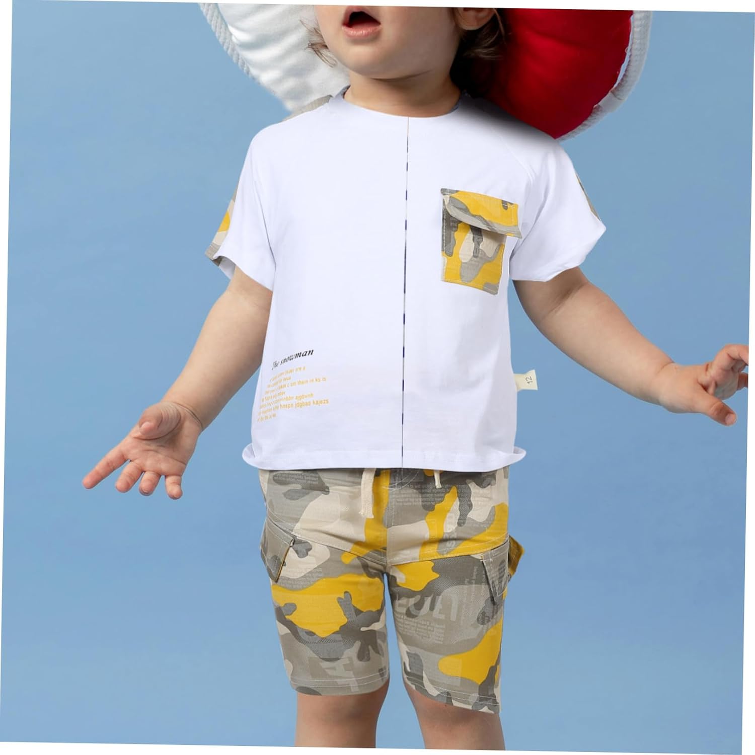 LIFKOME Boys Summer Outfit Set - Trendy Comfortable