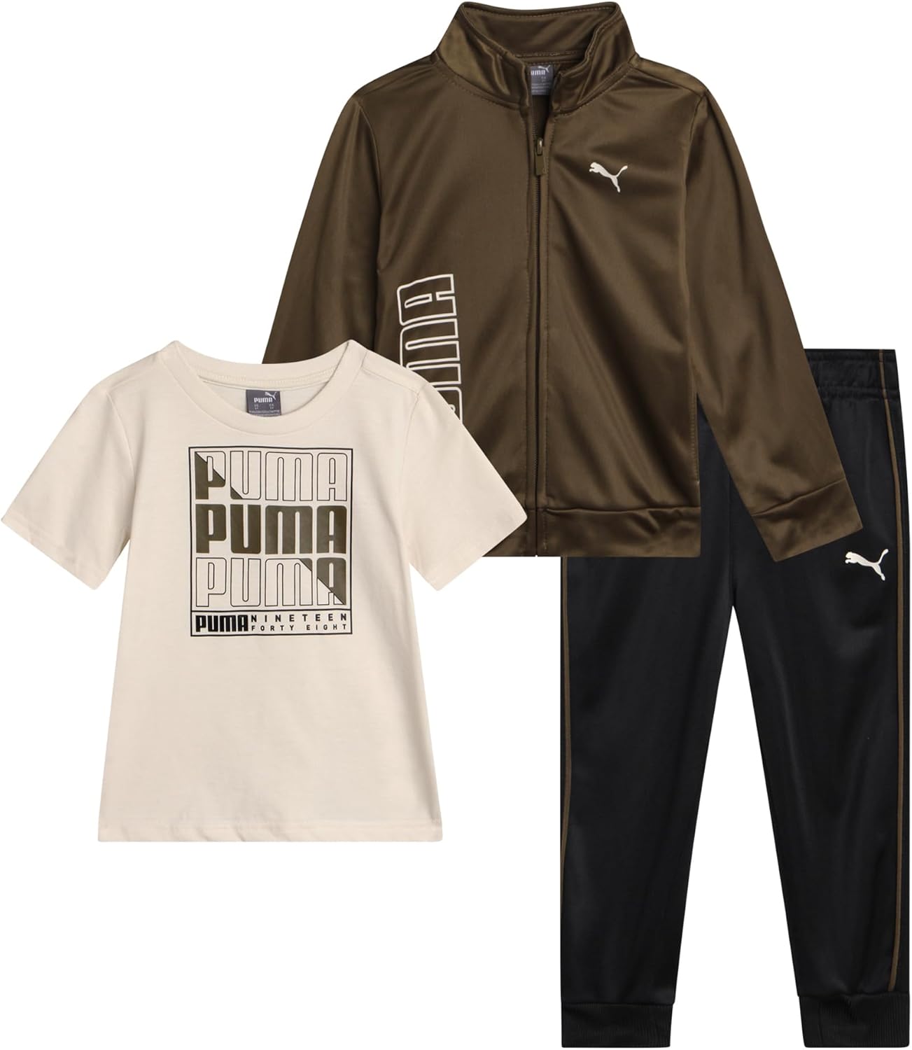 PUMA 3-Piece Toddler Boys Activewear 12M-4T Set