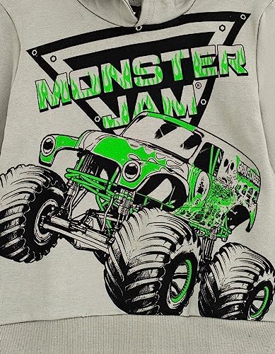 Monster Jam Grave Digger Monster Mutt Long Sleeve Hoodie Pants Set