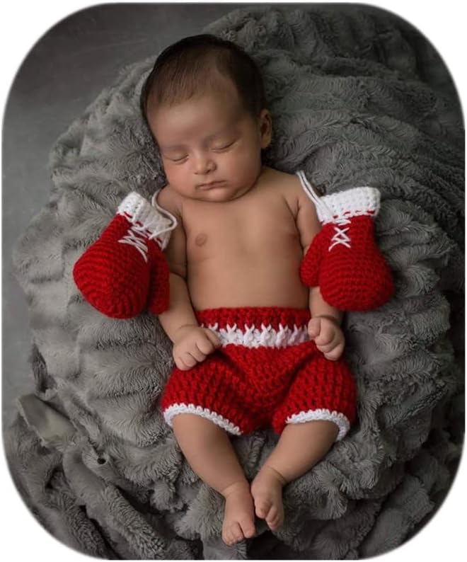 Vemonllas Newborn Photography Gloves and Pants Boys Girls Outfits