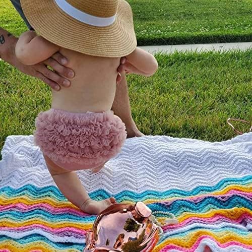 Stylish Cotton Diaper Cover Mesh Lace Ruffle Perfect for Photography