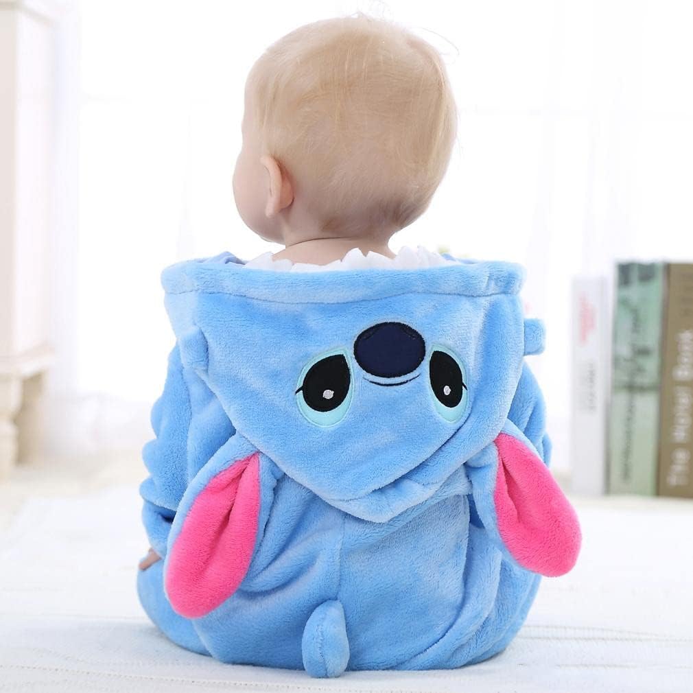 Unisex Baby Flannel Romper Animal Onesie Costume