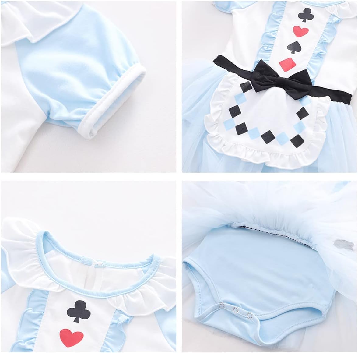 Baby Girls Princess COSTUME ROMPER Dress wHeadband Halloween Party Outfit