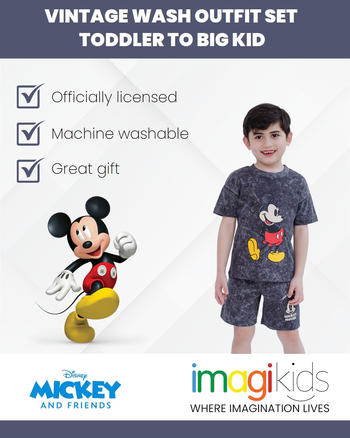 Disney Mickey Mouse Pluto Kids Short Set