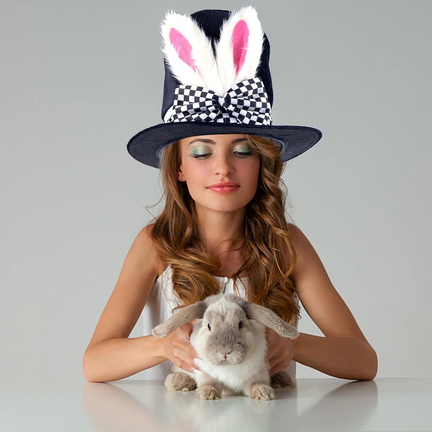 RpSn White Bunny Costume Accessory Set