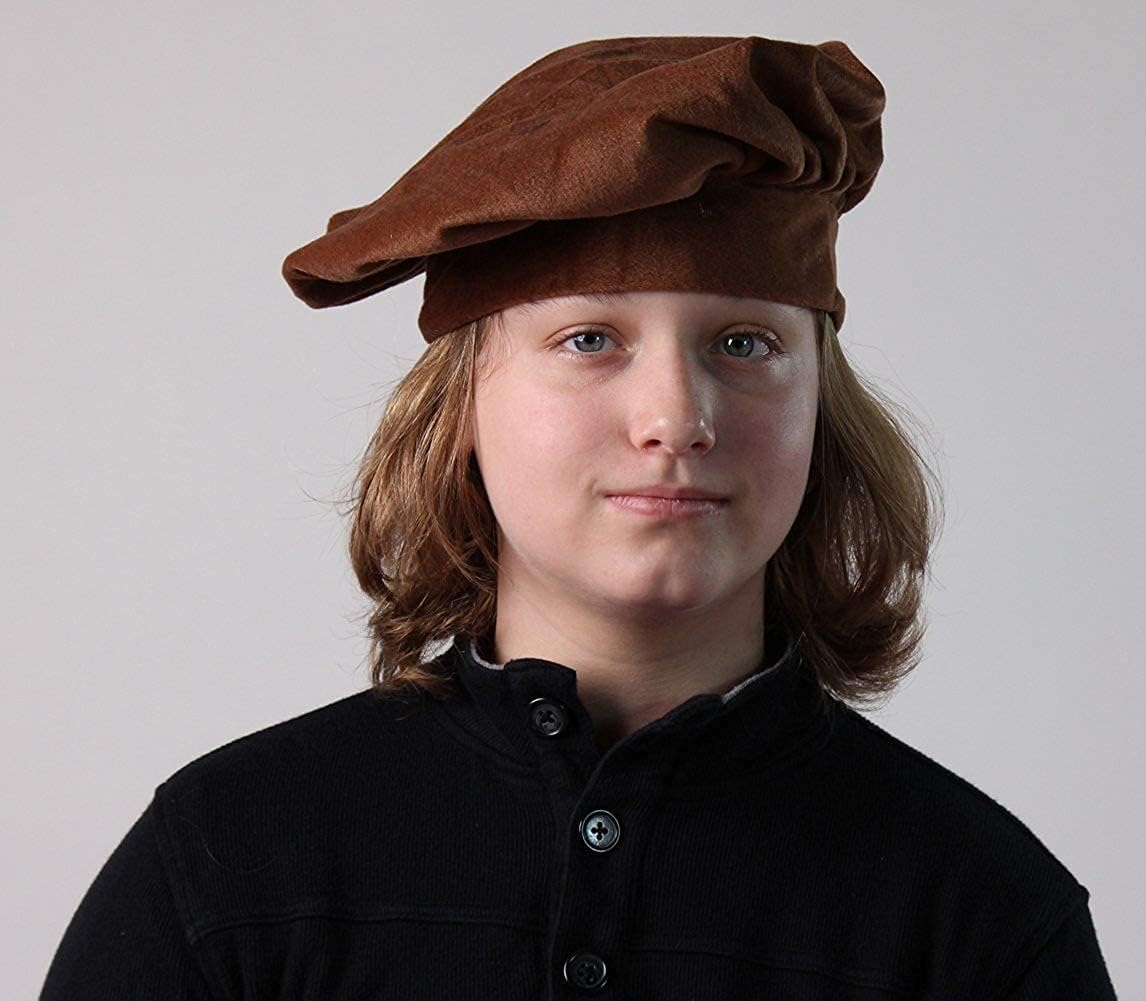 Renaissance Velour Hat for Youth and Adults
