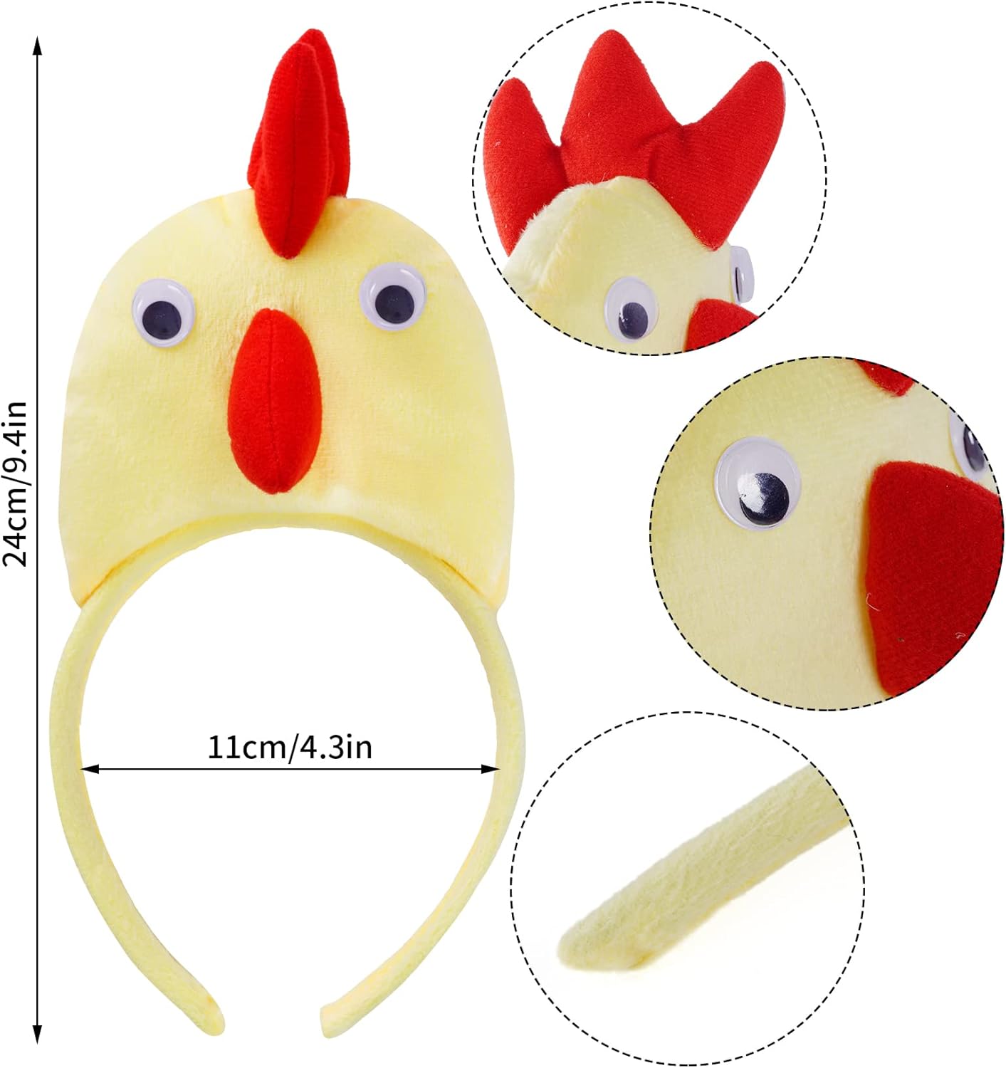 3D Chicken Animal Costume 4-in-1 for Girls