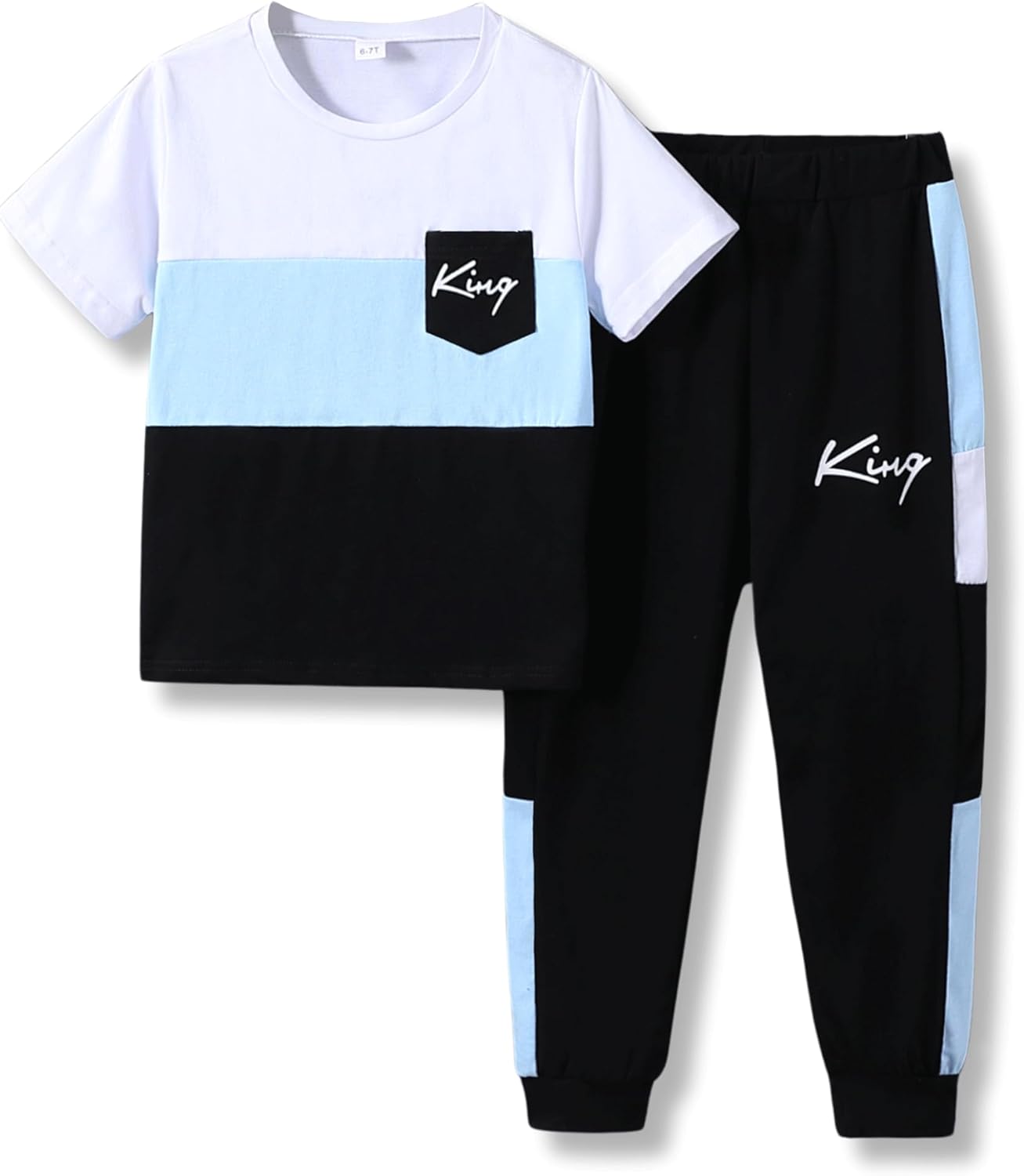 Klyatpxoen Boys Clothing Set Size 6-12