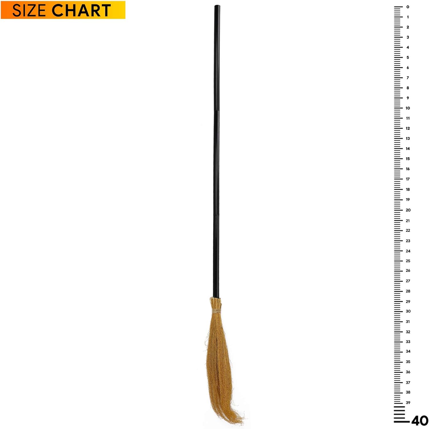 Skeleteen Witch Broomstick Costume Accessory - Fictional Flight