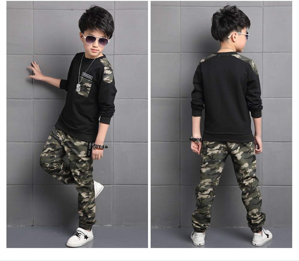 Perfect Boys Camouflage Outfit for 4-12 Year Olds