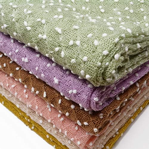 Newborn Dot Pattern Monthly Outfits Blanket for Photography