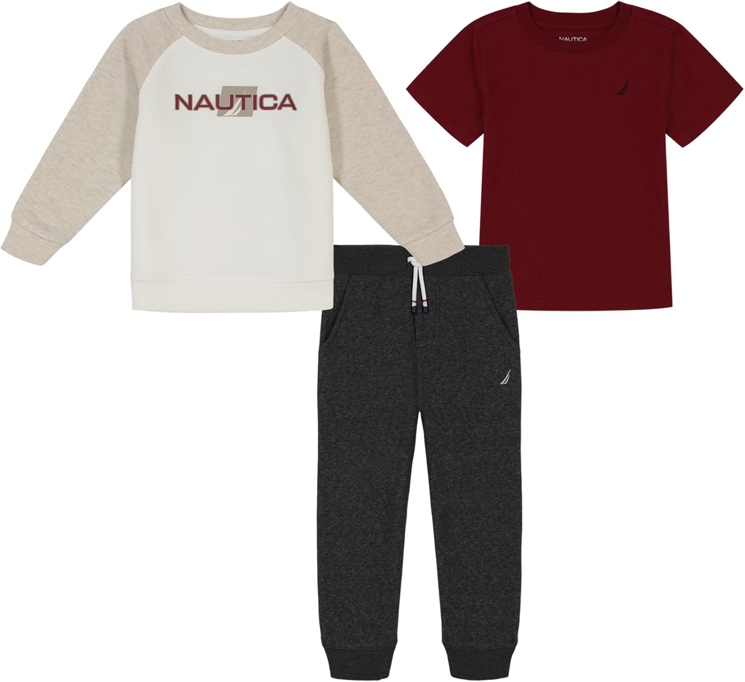 Nautica Boys 3pc Fleece Pant Set - PremiumStyleComfort Quality